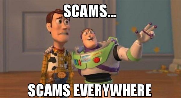 Scams everywhere